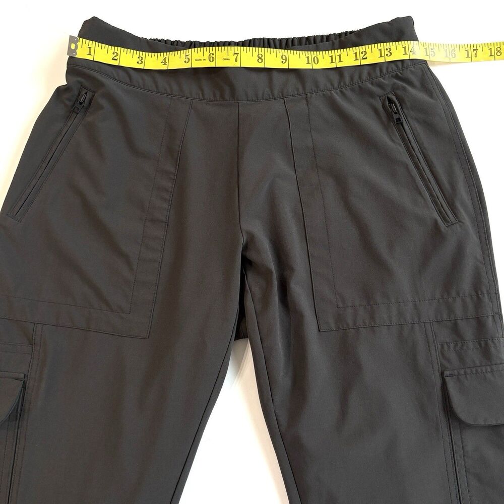 Athleta Women’s Chelsea Travel Commute Lightweight Cargo Pants Sz 8 Dark Gray - Picture 7 of 10